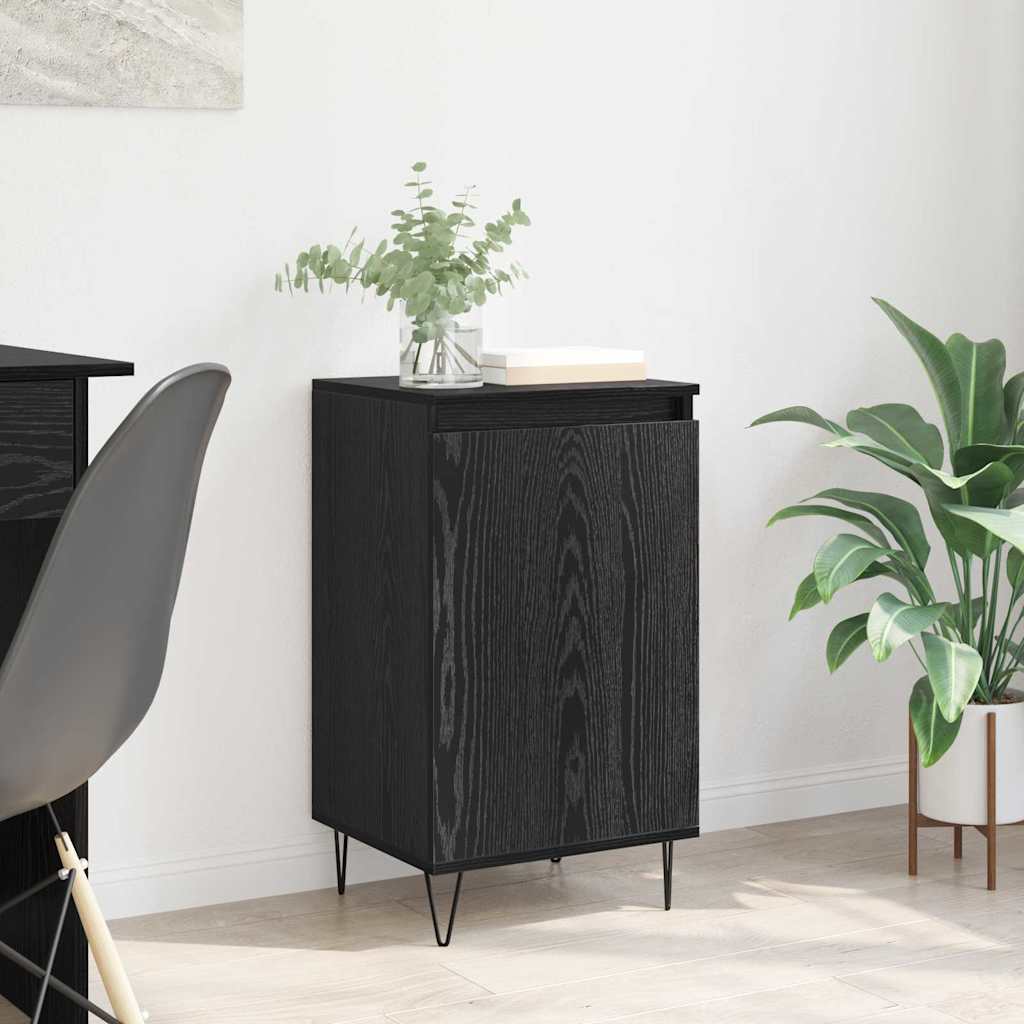 Bufet Pe perete Stejar Negru 40 x 35 x 70 cm Lemn compozit — imaginea 2