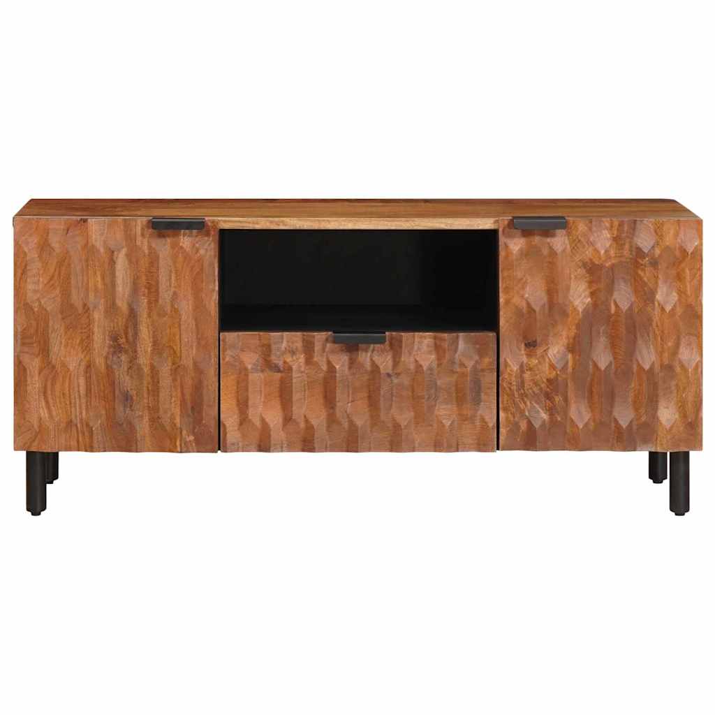 Cabinet TV cu sertar Finisaj Acacia Maro 105 x 33,5 x 46 cm — imaginea 4