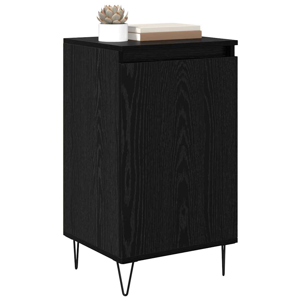 Bufet Pe perete Stejar Negru 40 x 35 x 70 cm Lemn compozit — imaginea 4