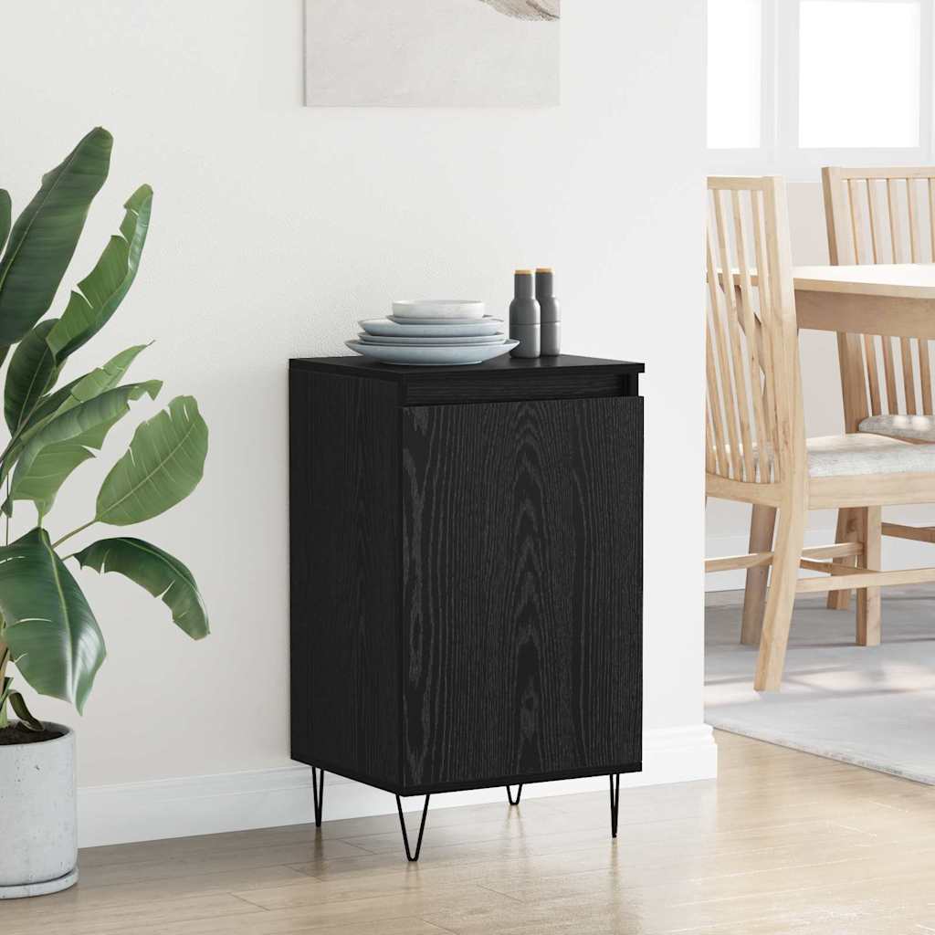 Bufet Pe perete Stejar Negru 40 x 35 x 70 cm Lemn compozit — imaginea 5