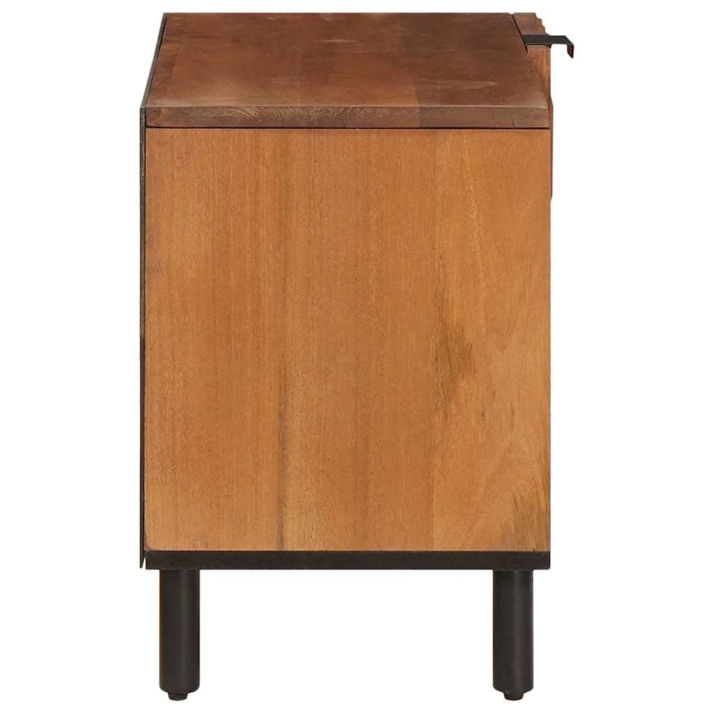 Cabinet TV cu depozitare Finisaj Acacia Maro 80 x 31,5 x 46 cm — imaginea 5
