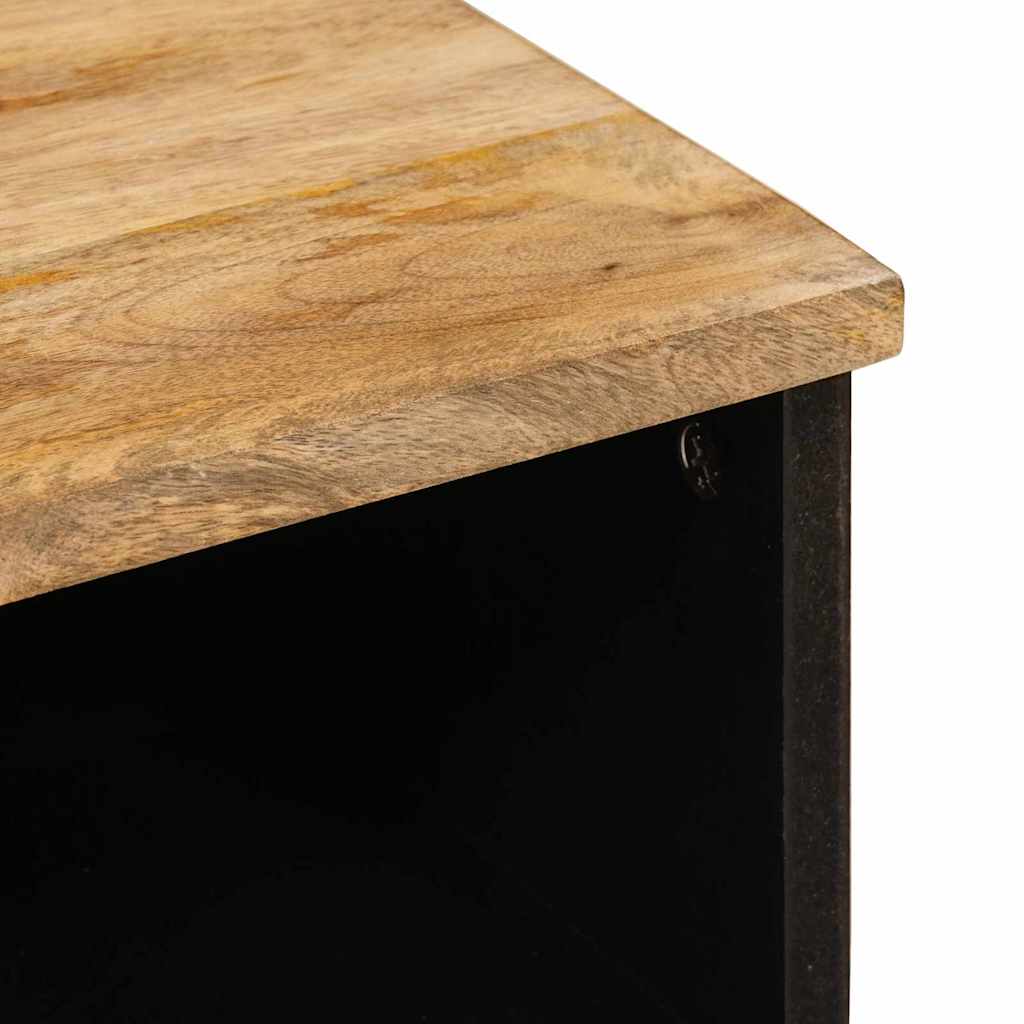 Cabinet TV cu sertar Maro 70 x 33,5 x 46 cm Lemn de mango solid — imaginea 7