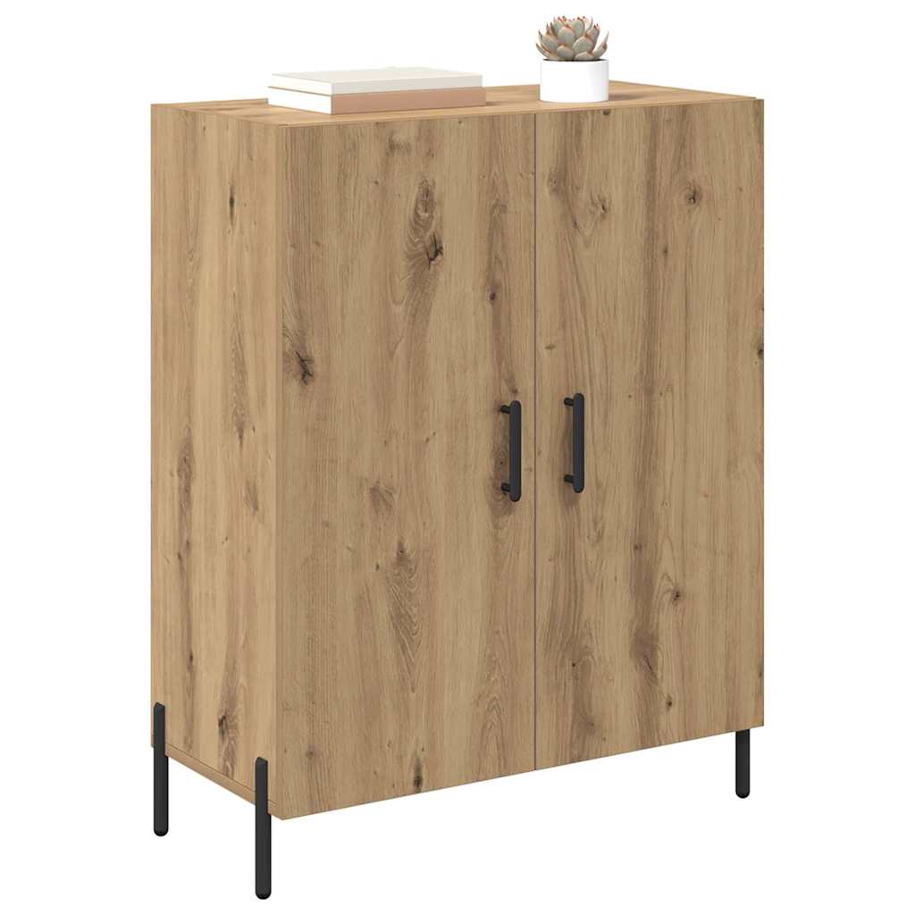 Bufet Stejar Artizanal 69,5 x 34 x 90 cm Lemn compozit — imaginea 4