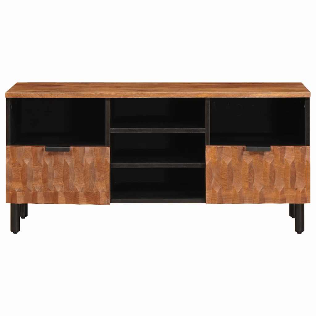 Cabinet TV cu sertar Finisaj Acacia Maro 100 x 33,5 x 46 cm — imaginea 4