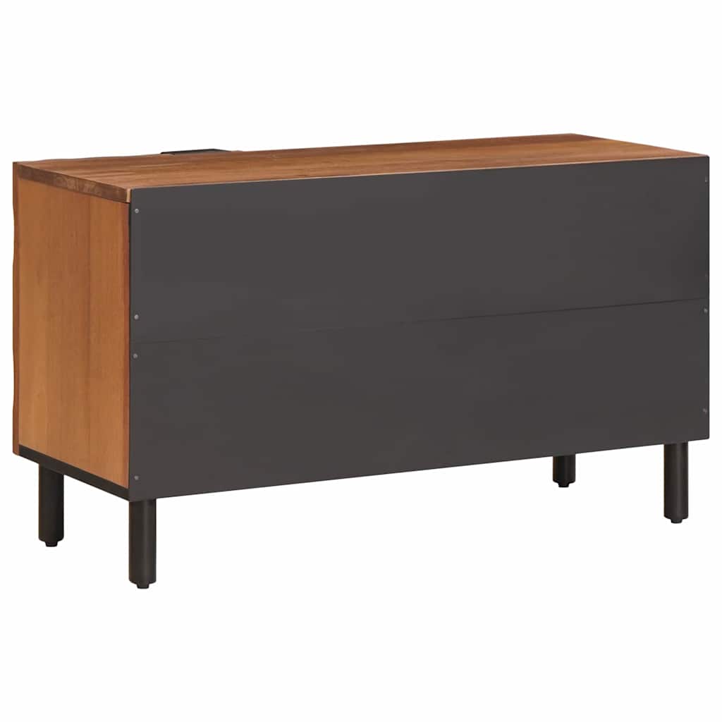 Cabinet TV cu depozitare Finisaj Acacia Maro 80 x 31,5 x 46 cm — imaginea 6