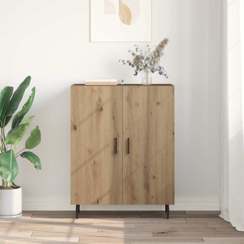 Bufet Stejar Artizanal 69,5 x 34 x 90 cm Lemn compozit — imaginea 5