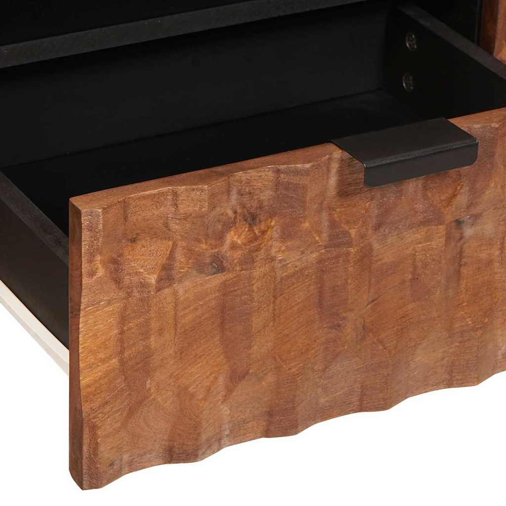Cabinet TV cu sertar Finisaj Acacia Maro 105 x 33,5 x 46 cm — imaginea 8