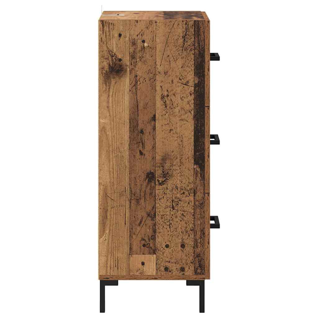 Bufet cu sertar Lemn vechi 34,5 x 34 x 90 cm Lemn compozit — imaginea 8