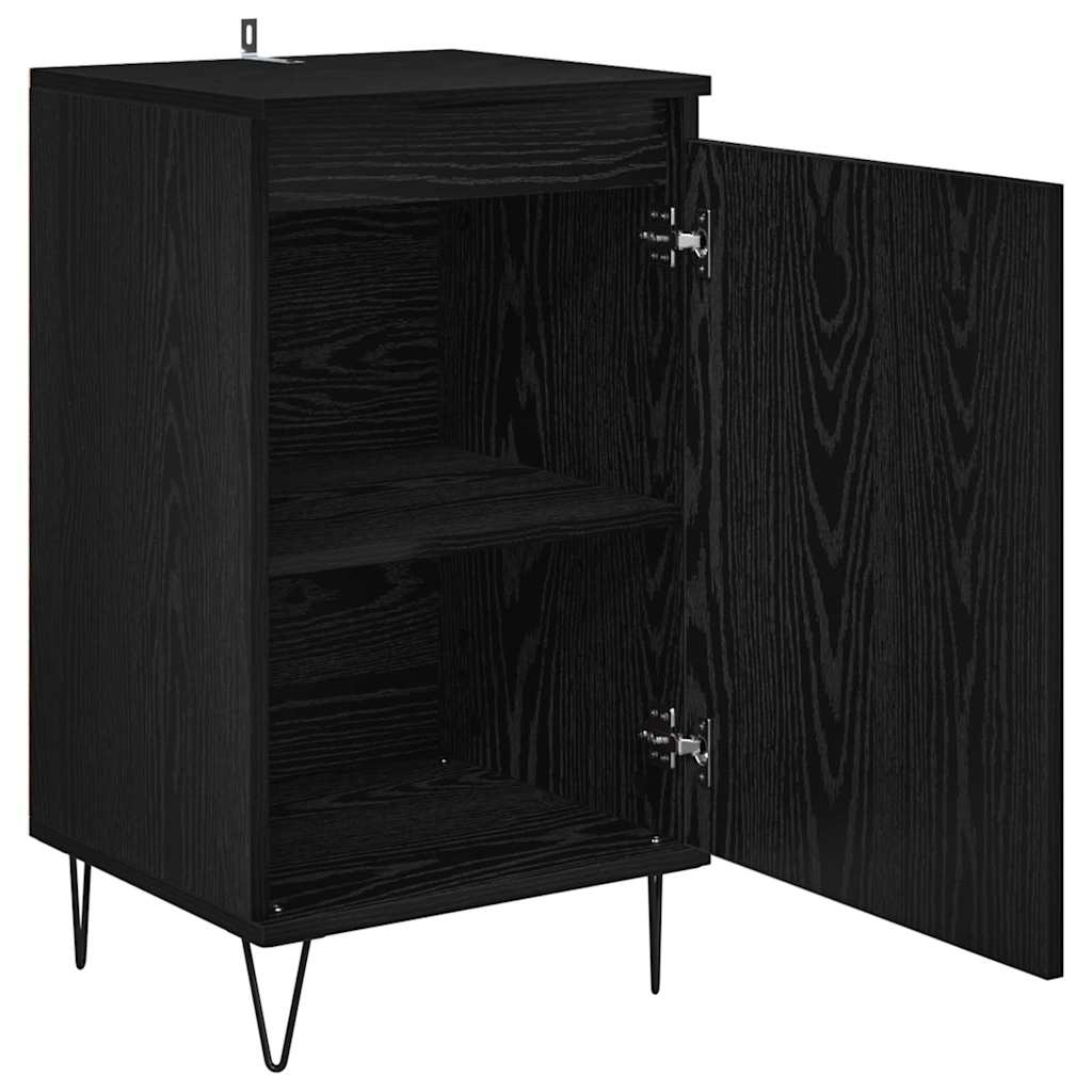 Bufet Pe perete Stejar Negru 40 x 35 x 70 cm Lemn compozit — imaginea 6