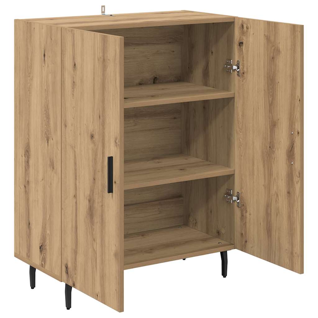 Bufet Stejar Artizanal 69,5 x 34 x 90 cm Lemn compozit — imaginea 6