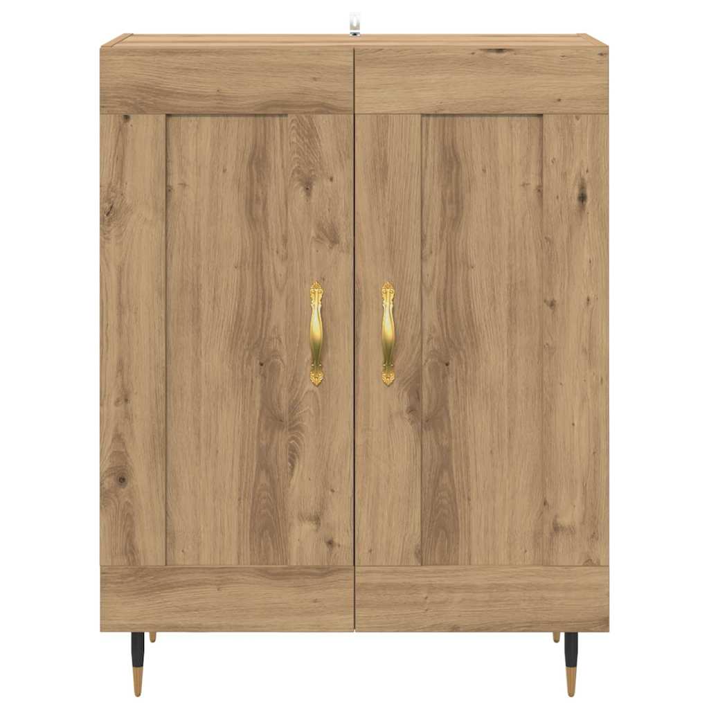 Bufet Stejar Artizanal 69,5 x 34 x 90 cm Lemn compozit — imaginea 7