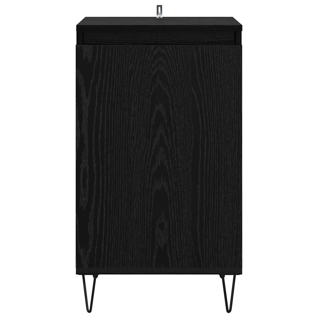 Bufet Pe perete Stejar Negru 40 x 35 x 70 cm Lemn compozit — imaginea 7