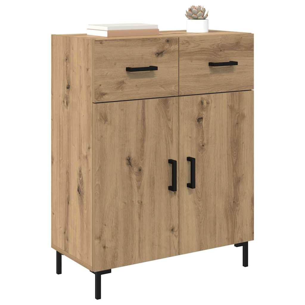 Bufet Stejar Artizanal 69,5 x 34 x 90 cm Lemn compozit — imaginea 4