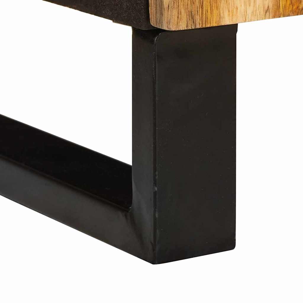 Cabinet TV cu sertar Maro 70 x 33,5 x 46 cm Lemn de mango solid — imaginea 9