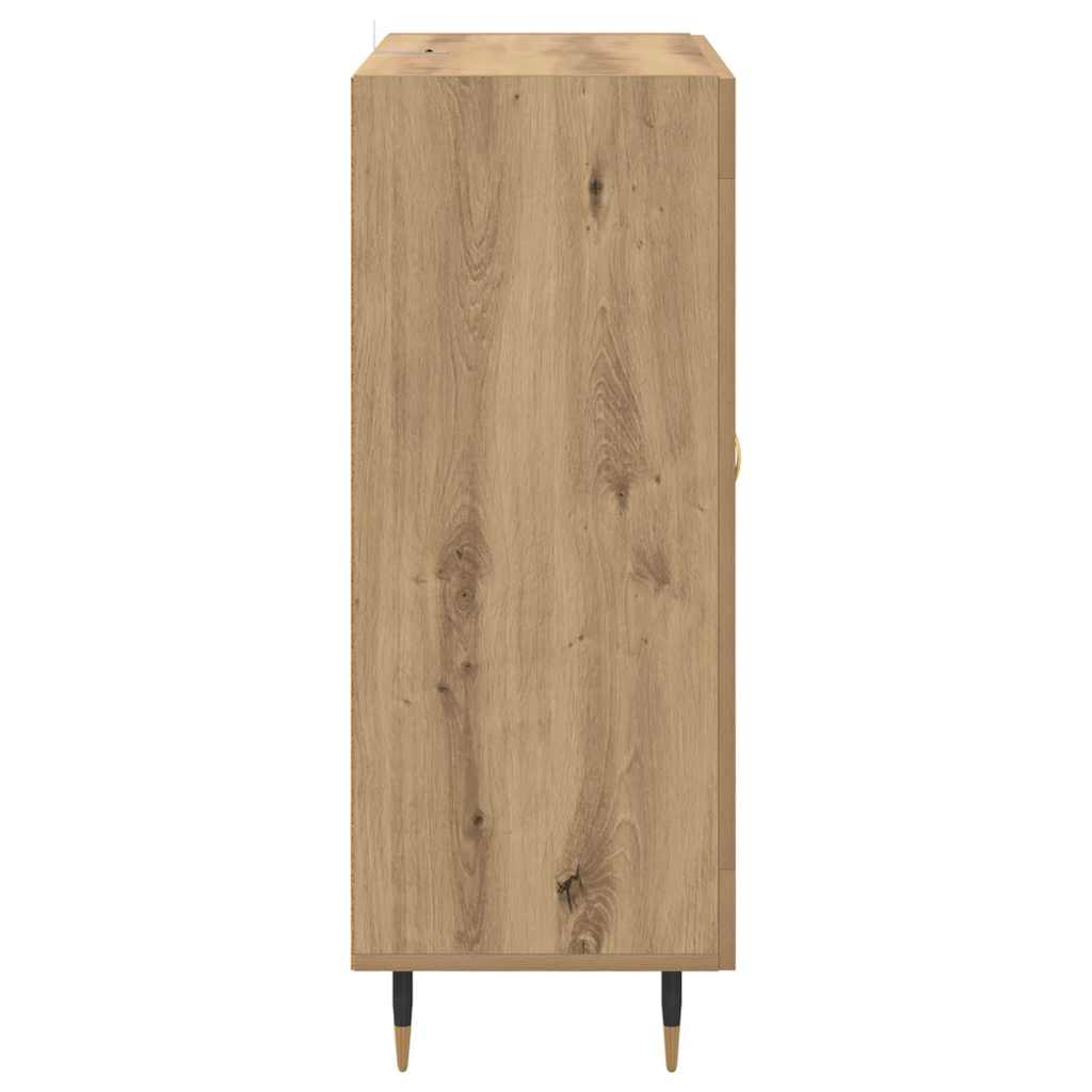 Bufet Stejar Artizanal 69,5 x 34 x 90 cm Lemn compozit — imaginea 8
