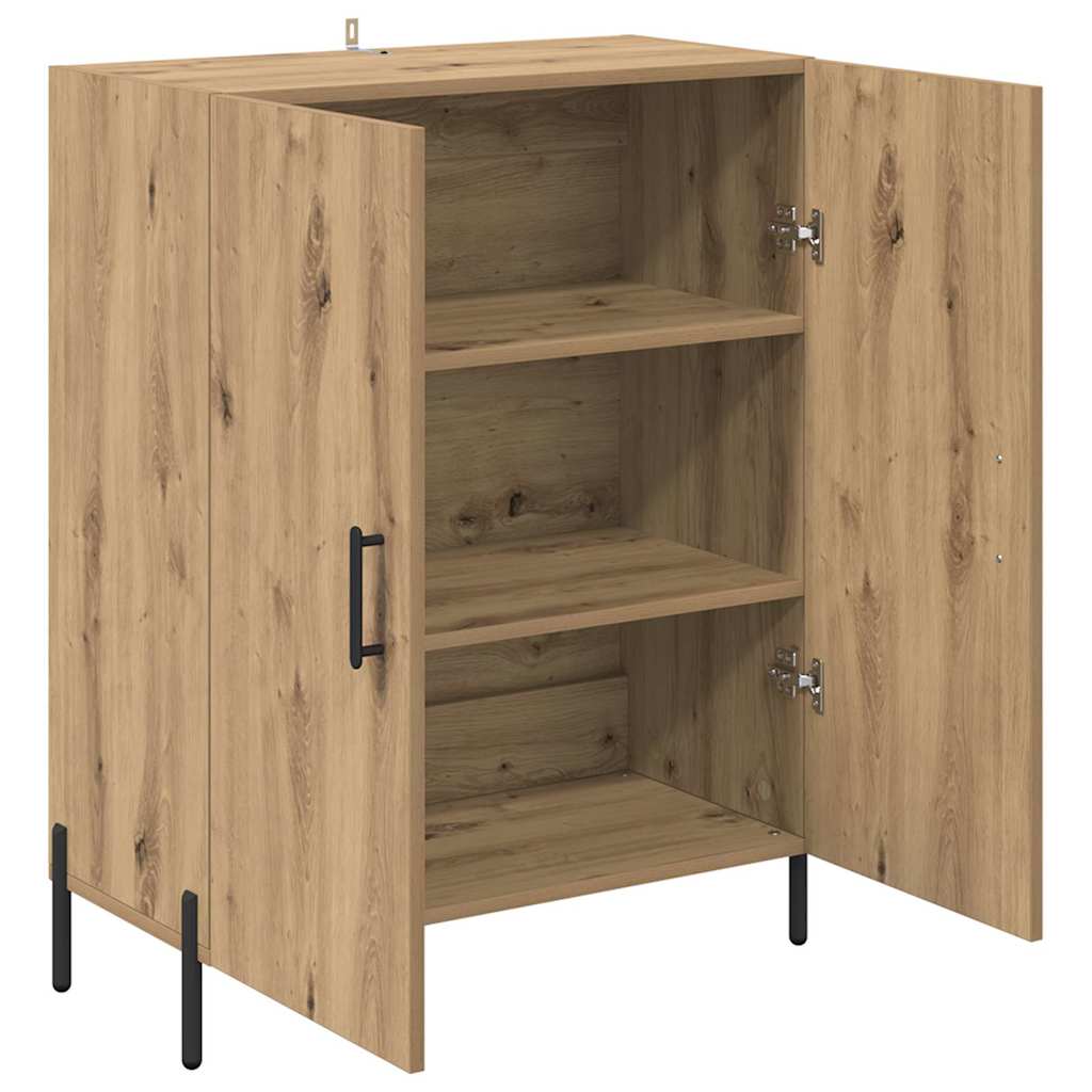 Bufet Stejar Artizanal 69,5 x 34 x 90 cm Lemn compozit — imaginea 6