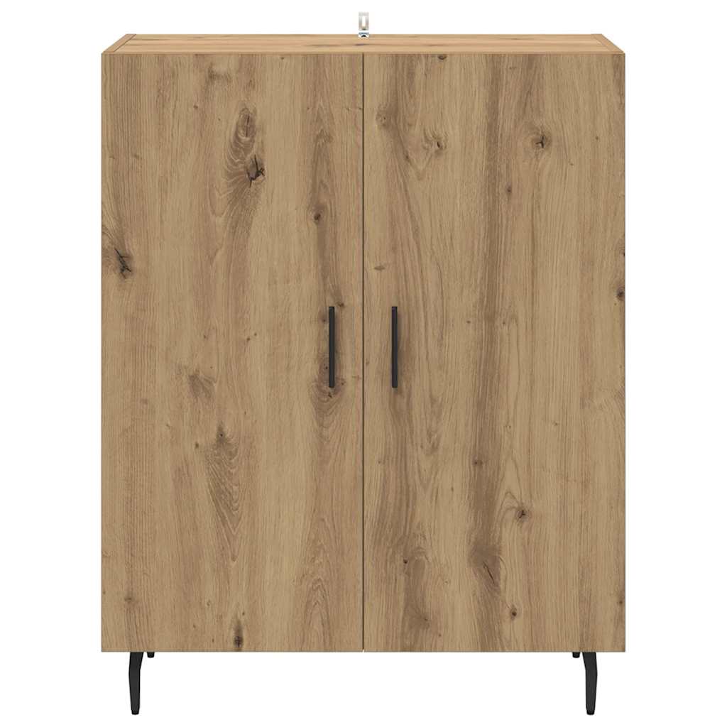 Bufet Stejar Artizanal 69,5 x 34 x 90 cm Lemn compozit — imaginea 7
