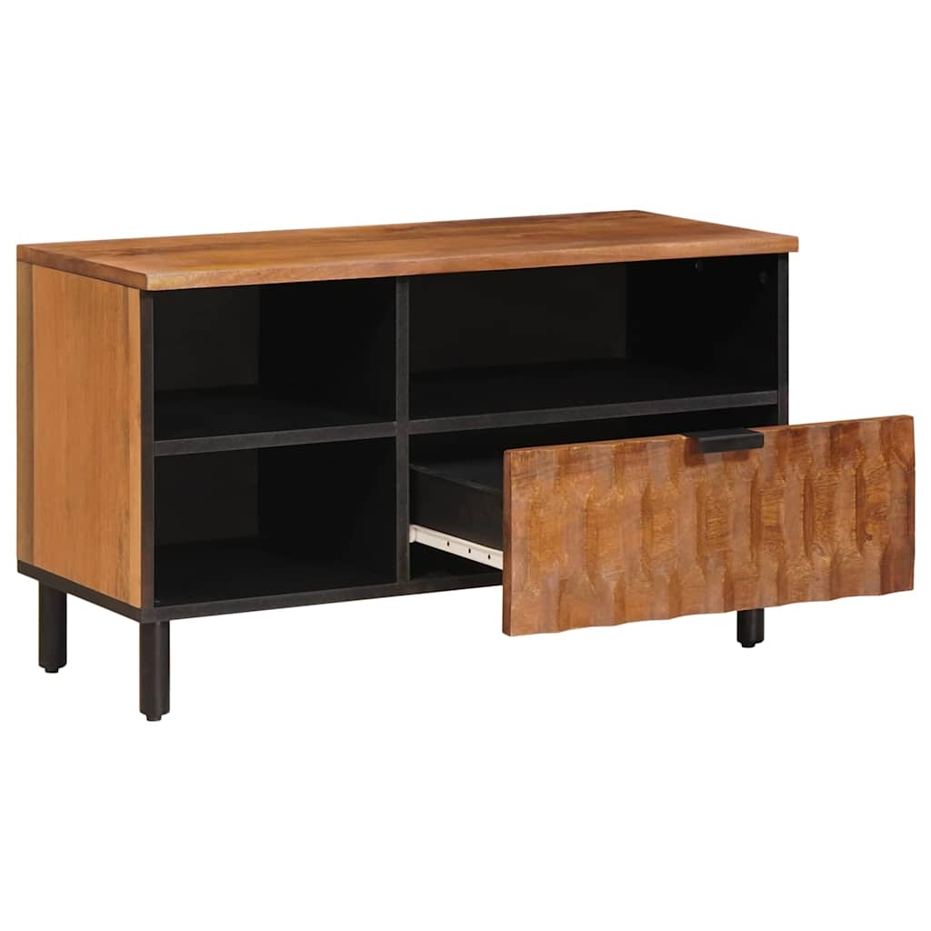 Cabinet TV cu sertar Finisaj Acacia Maro 80 x 33,5 x 46 cm — imaginea 3