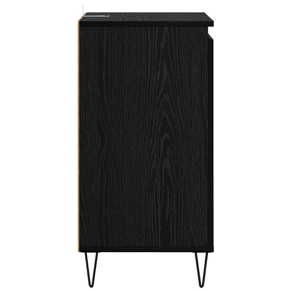 Bufet Pe perete Stejar Negru 40 x 35 x 70 cm Lemn compozit — imaginea 8