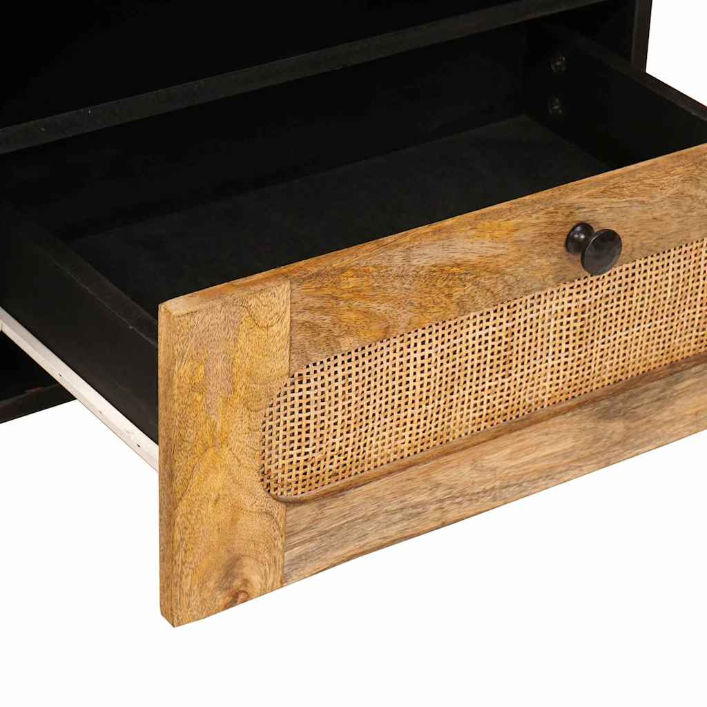 Cabinet TV cu sertar Maro 80 x 33,5 x 46 cm Lemn de mango solid — imaginea 8