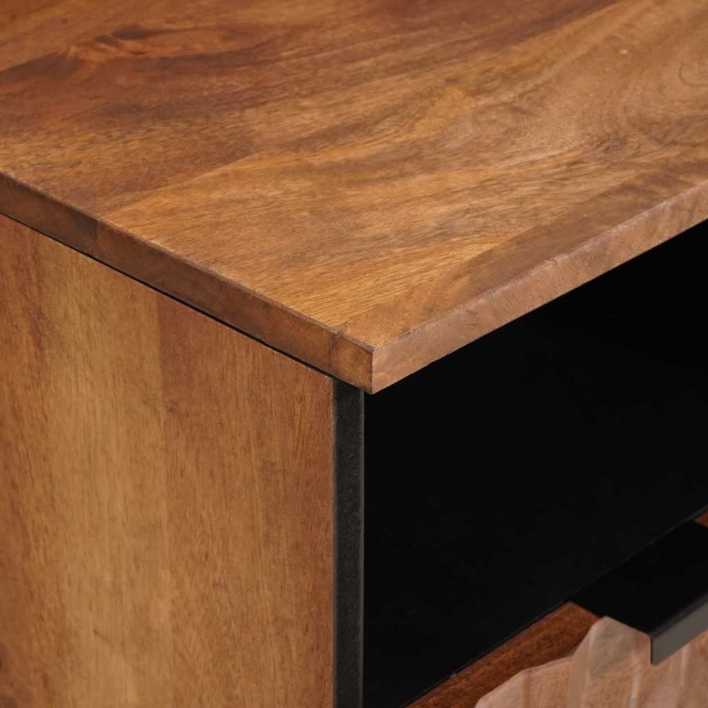 Cabinet TV cu sertar Finisaj Acacia Maro 100 x 33,5 x 46 cm — imaginea 7