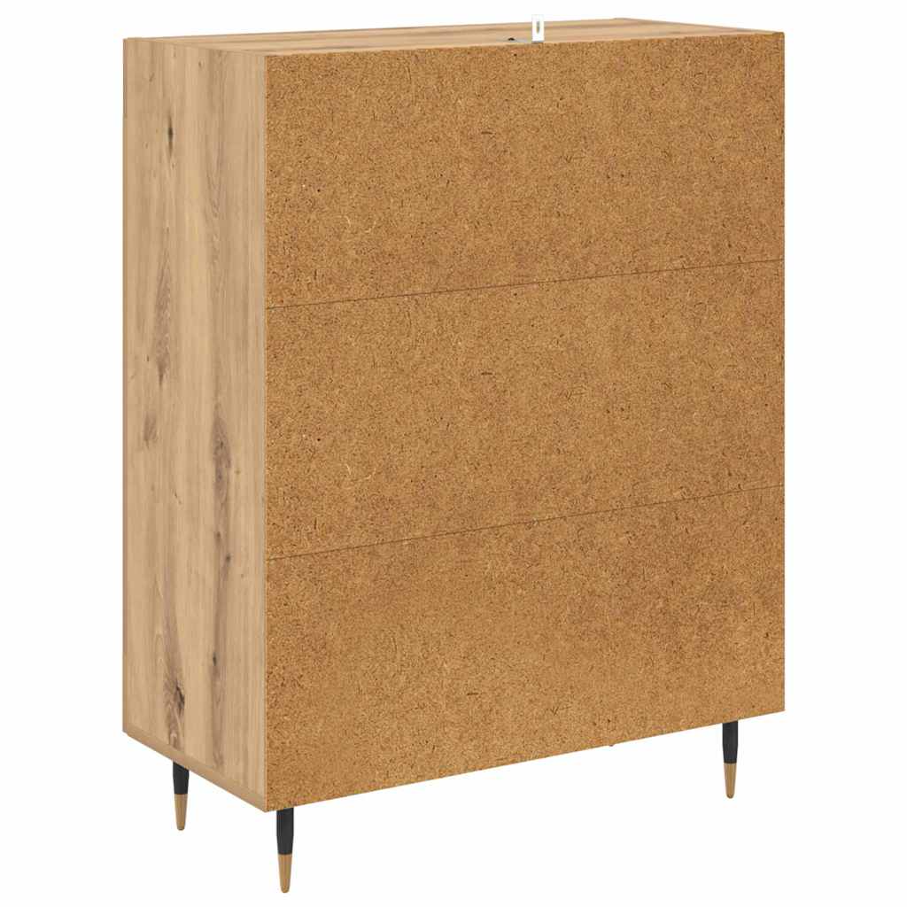 Bufet Stejar Artizanal 69,5 x 34 x 90 cm Lemn compozit — imaginea 9