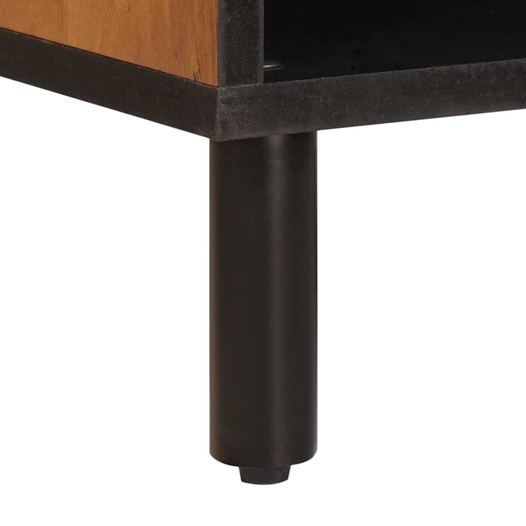 Cabinet TV cu depozitare Finisaj Acacia Maro 80 x 31,5 x 46 cm — imaginea 9