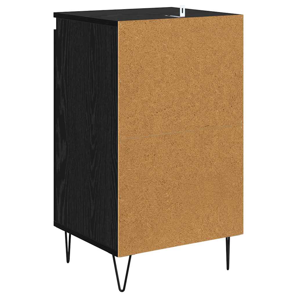 Bufet Pe perete Stejar Negru 40 x 35 x 70 cm Lemn compozit — imaginea 9