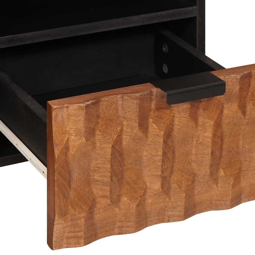 Cabinet TV cu sertar Finisaj Acacia Maro 100 x 33,5 x 46 cm — imaginea 8