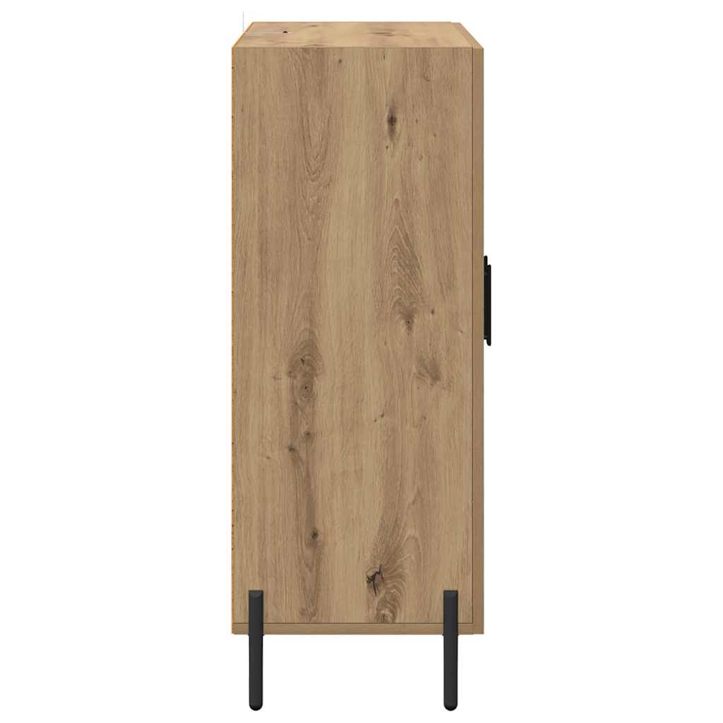Bufet Stejar Artizanal 69,5 x 34 x 90 cm Lemn compozit — imaginea 8