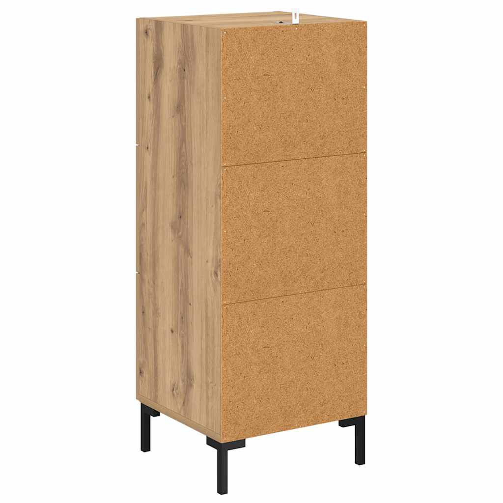 Bufet Stejar Artizanal 34,5 x 34 x 90 cm Lemn compozit — imaginea 9