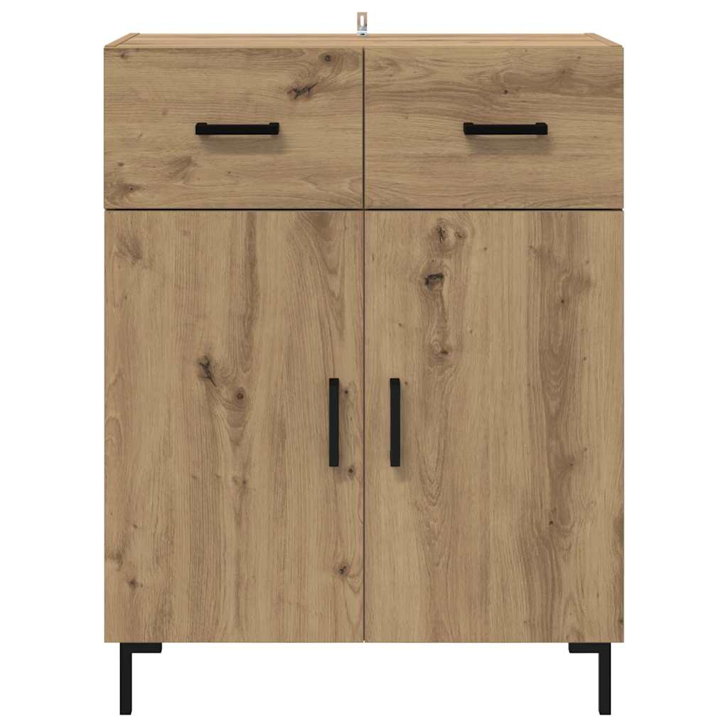Bufet Stejar Artizanal 69,5 x 34 x 90 cm Lemn compozit — imaginea 7