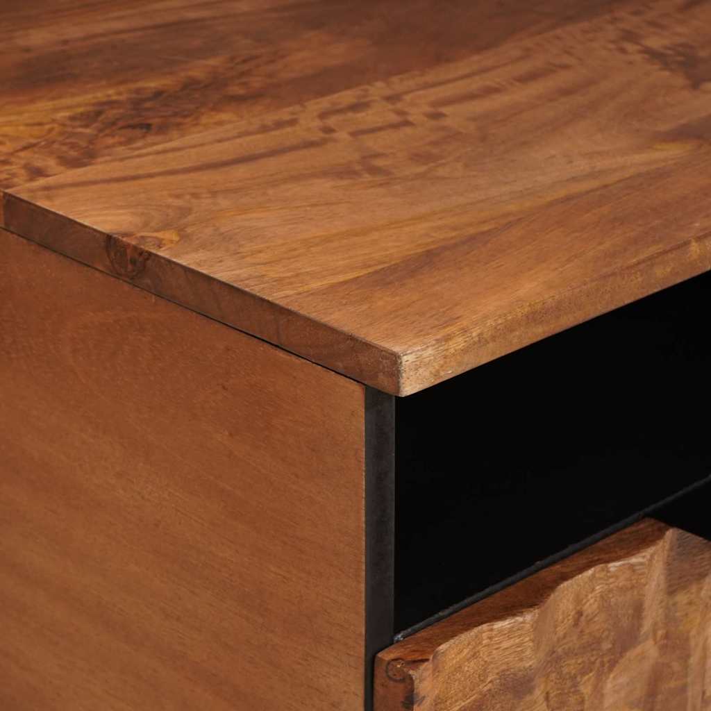 Cabinet TV cu sertar Finisaj Acacia Maro 80 x 33,5 x 46 cm — imaginea 7