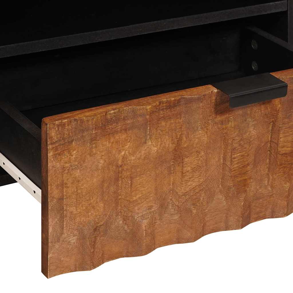 Cabinet TV cu sertar Finisaj Acacia Maro 80 x 33,5 x 46 cm — imaginea 8