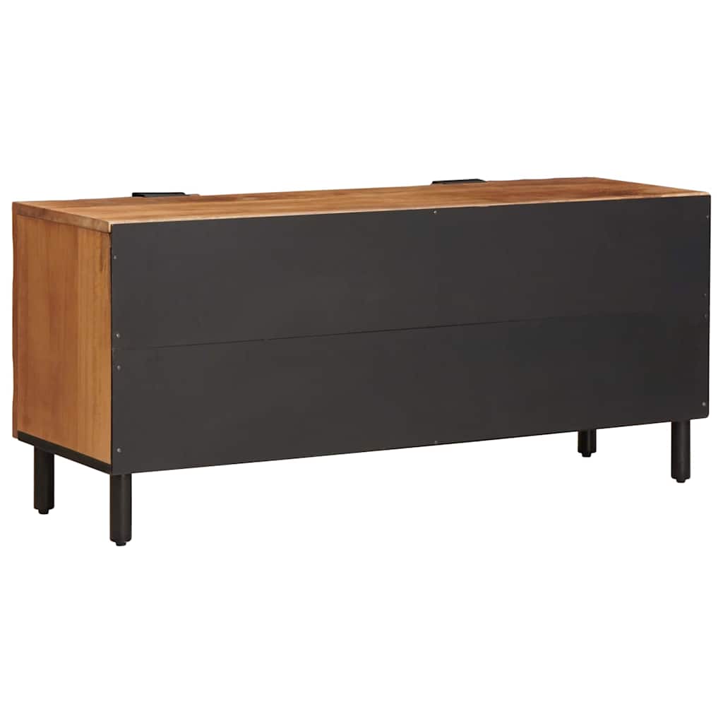 Cabinet TV cu raft Finisaj Acacia Maro 105 x 33,5 x 46 cm — imaginea 2