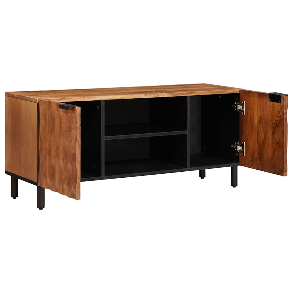 Cabinet TV cu raft Finisaj Acacia Maro 105 x 33,5 x 46 cm — imaginea 3