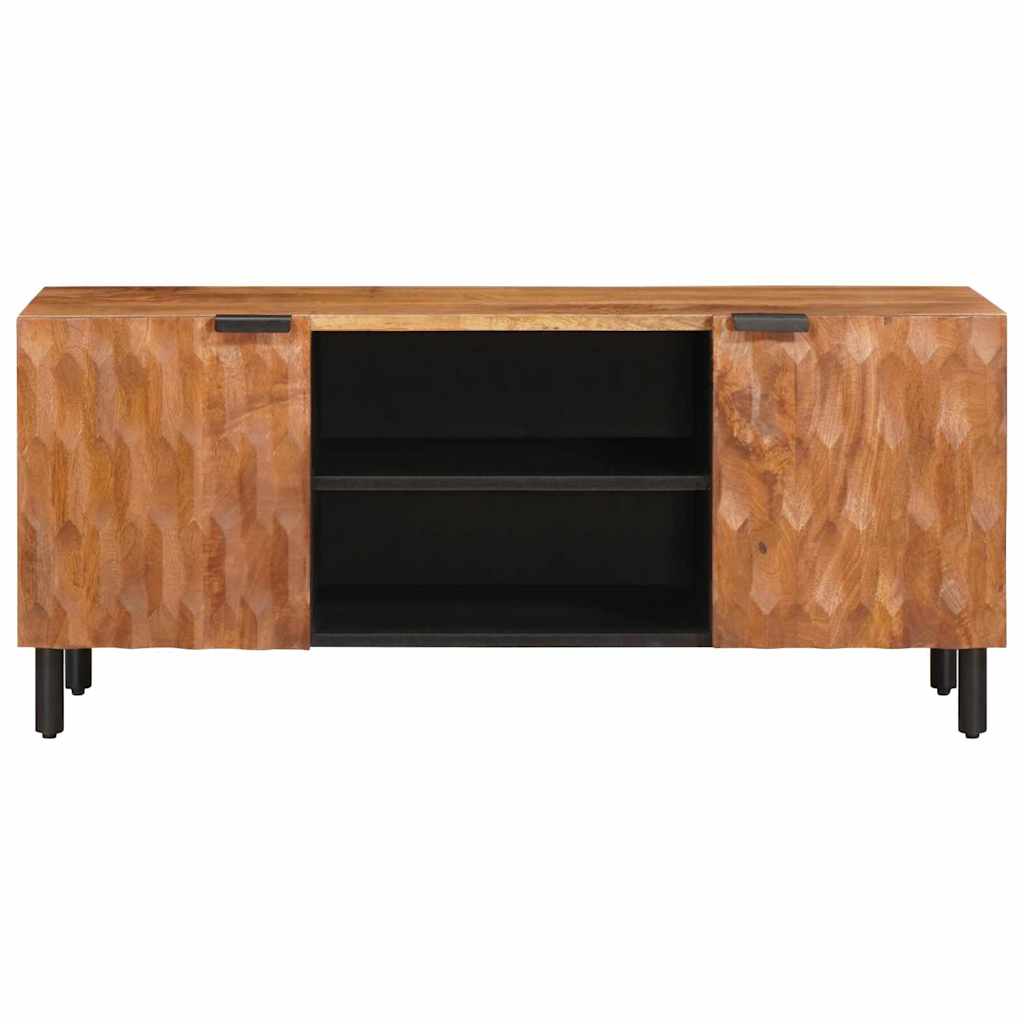 Cabinet TV cu raft Finisaj Acacia Maro 105 x 33,5 x 46 cm — imaginea 4