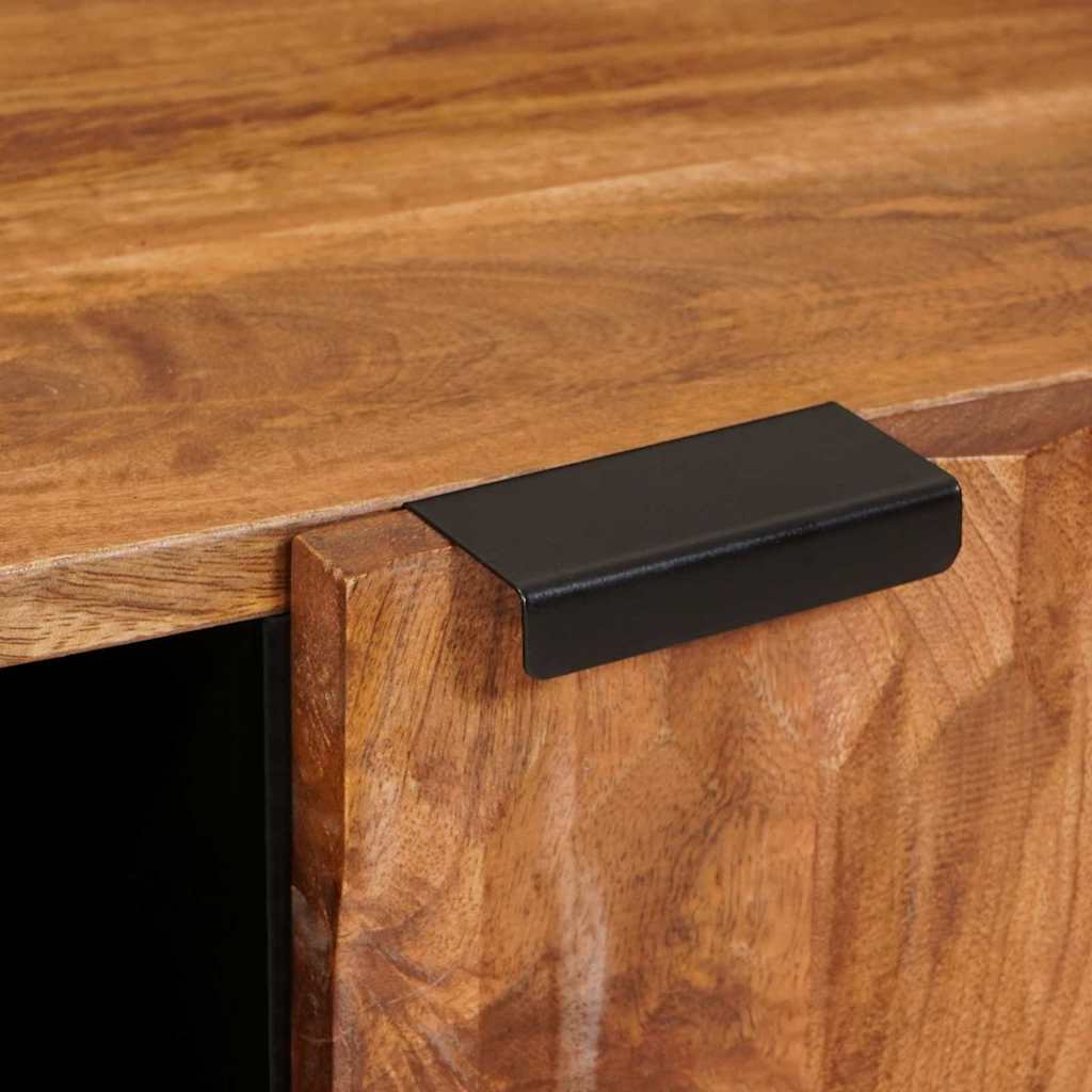 Cabinet TV cu raft Finisaj Acacia Maro 105 x 33,5 x 46 cm — imaginea 7