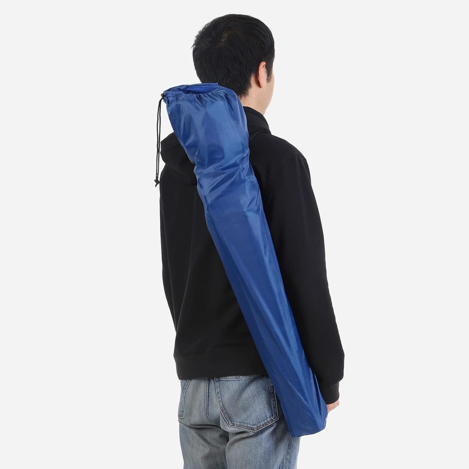 Set 2 scaune pliabile de camping sau pescuit, suport pahar, maxim 150kg, albastru — imaginea 5