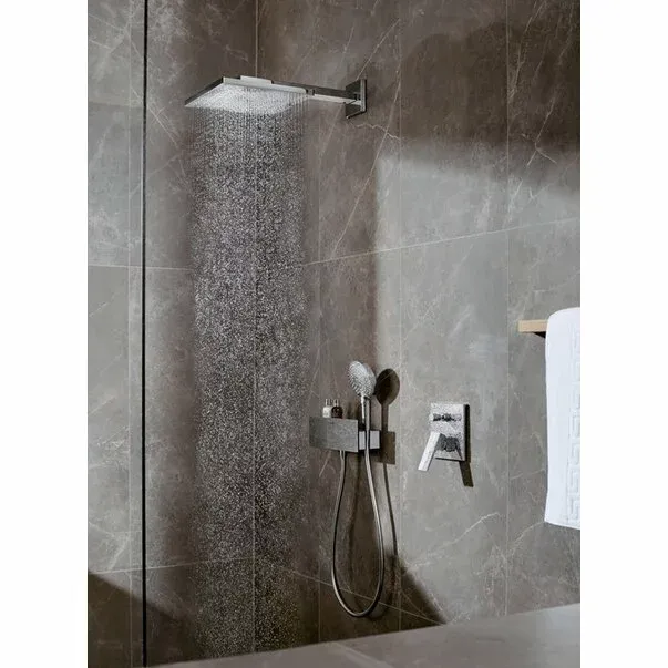 Baterie cada - dus Hansgrohe Metropol incastrata crom — imaginea 4