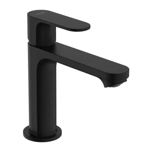 Baterie lavoar Hansgrohe Rebris S negru mat cu ventil Pop-Up — imaginea 2