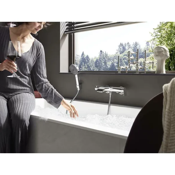 Baterie cada - dus Hansgrohe Vivenis crom lucios monocomanda — imaginea 2