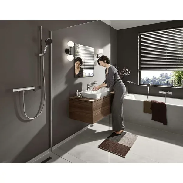 Baterie cada - dus Hansgrohe Vivenis crom lucios monocomanda — imaginea 3