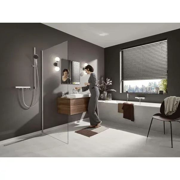 Baterie cada - dus Hansgrohe Vivenis crom lucios monocomanda — imaginea 4