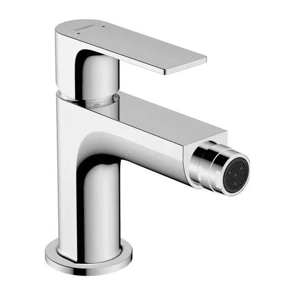Baterie bideu Hansgrohe Rebris E crom lucios cu ventil Pop-Up — imaginea 2