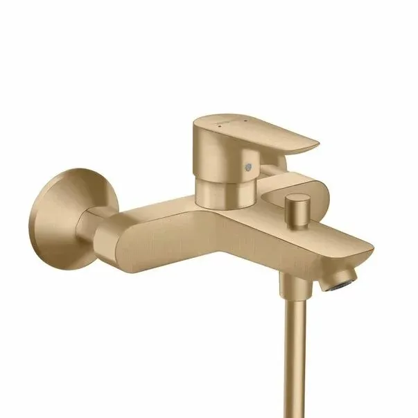 Baterie cada - dus Hansgrohe Talis E monocomanda bronz periat — imaginea 2