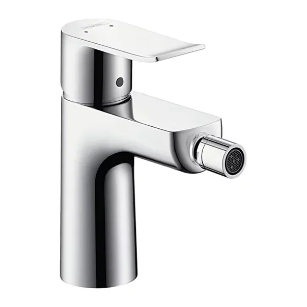 Baterie bideu Hansgrohe Metris monocomanda crom lucios — imaginea 2