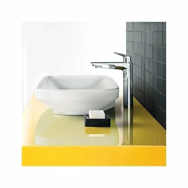 Baterie lavoar inalta Hansgrohe Logis 190 fara ventil crom lucios — imaginea 2