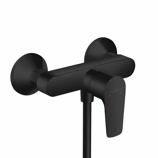 Baterie dus Hansgrohe Talis E monocomanda negru mat — imaginea 2