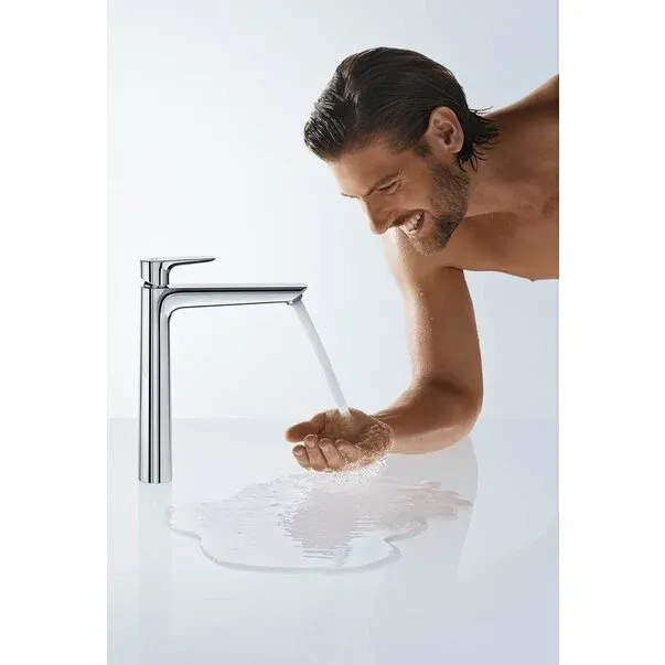 Baterie lavoar inalta Hansgrohe Talis E 240 crom lucios monocomanda — imaginea 4